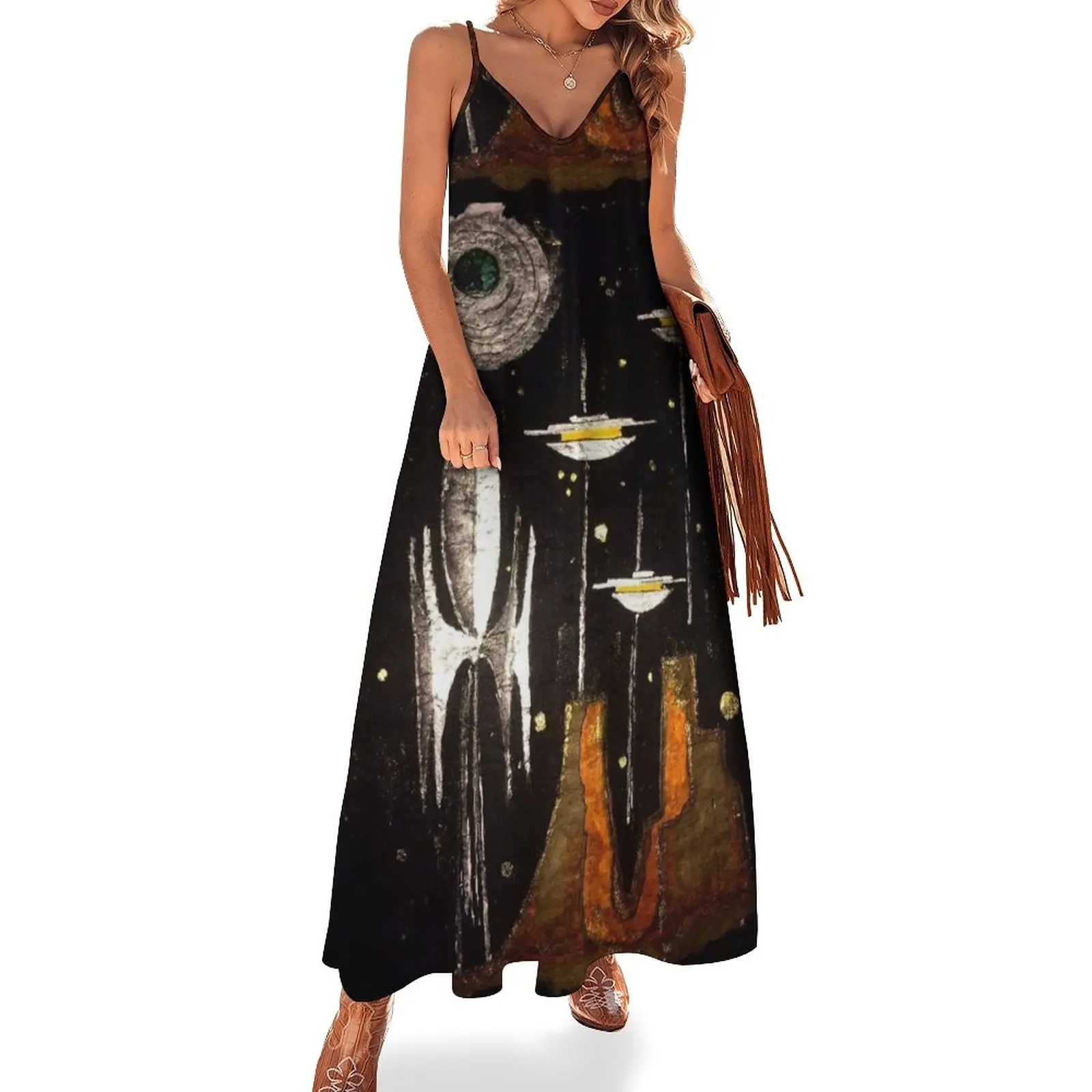 

the Universe Sleeveless Dress Women's dresses Elegant gowns