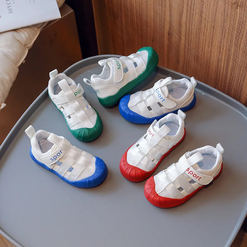 

Children's Mesh Breathable Sandals 2023 Summer New Fashion Boys Sports Sandals Shoes Trend Summer Beach Shoes Baby Sandalias