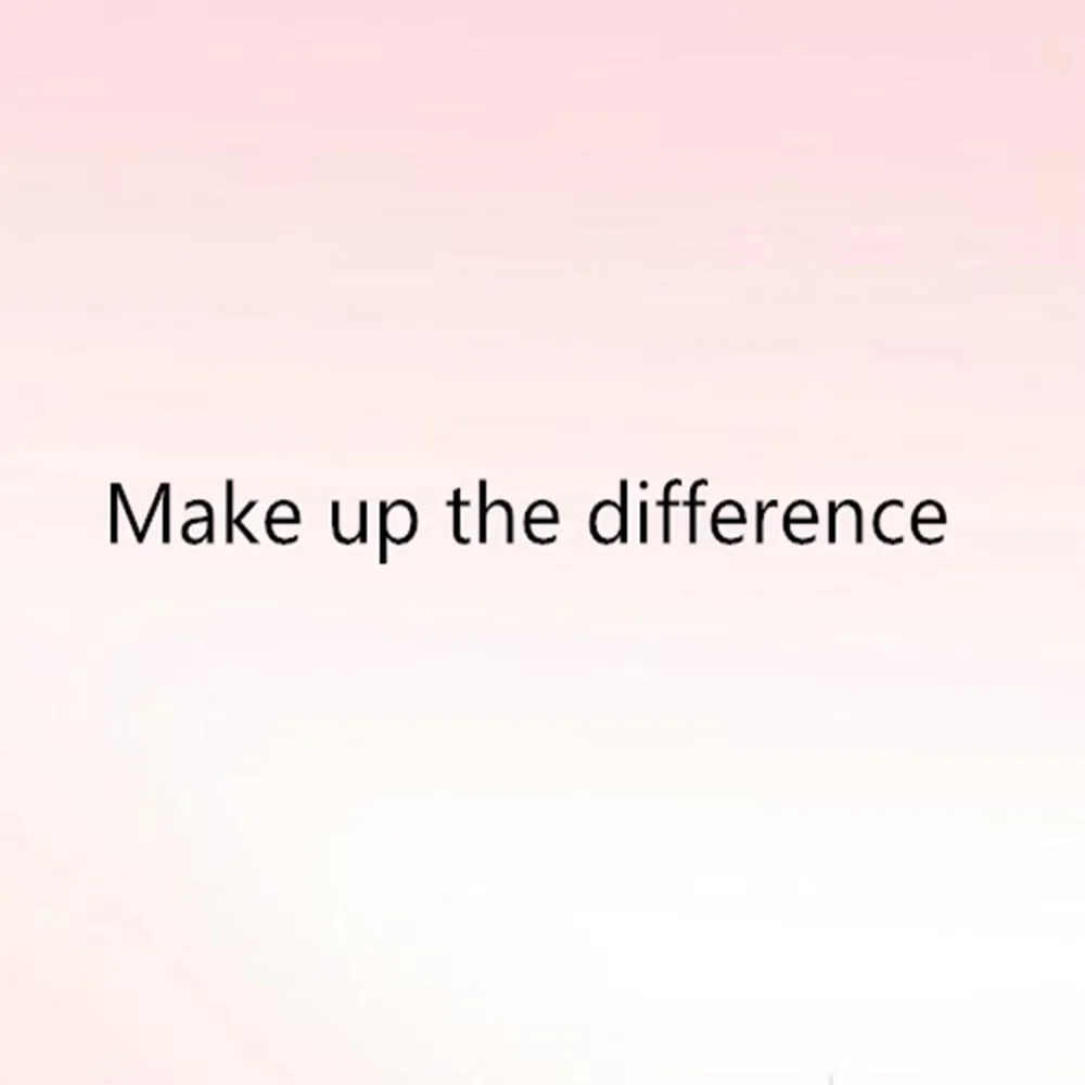 

Восполнить разницу