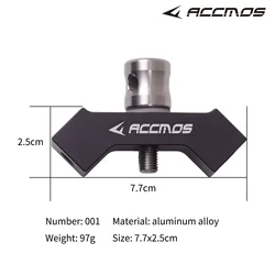 Enhanced Archery Adjustable Quick Release Durable V Bar Aluminum Stabilizer Balance (1 45d recurve normal)
