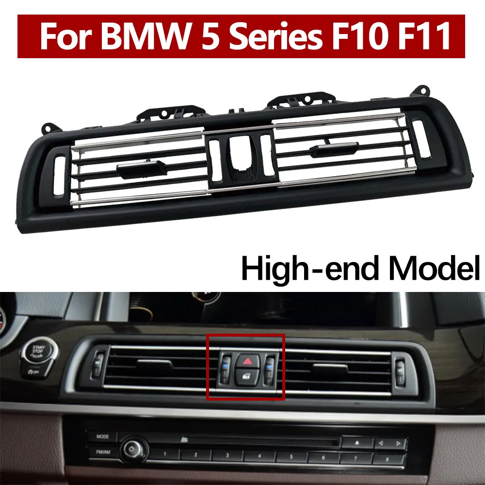 LHD RHD Autozubehör Chrom Air Vent Grille Outlet Cover Panel Ersatz für BMW 5er F10 F11 520 525 528 530 535 – Detail 9