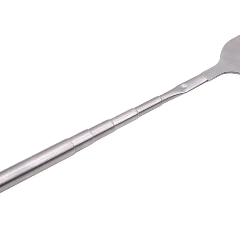 Silver Stainless Telescopic Extendable Fork Dinner Fruit Dessert Long Cutlery Forks BBQ Meat Fork Kitchen Dinnerware Tableware telescopic forks