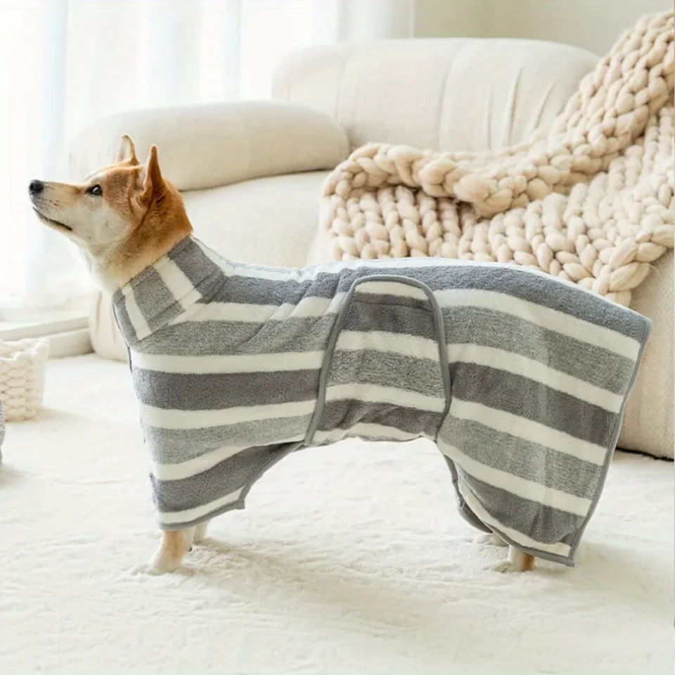 Super Absorbent Large Dog Bathrobe Towel