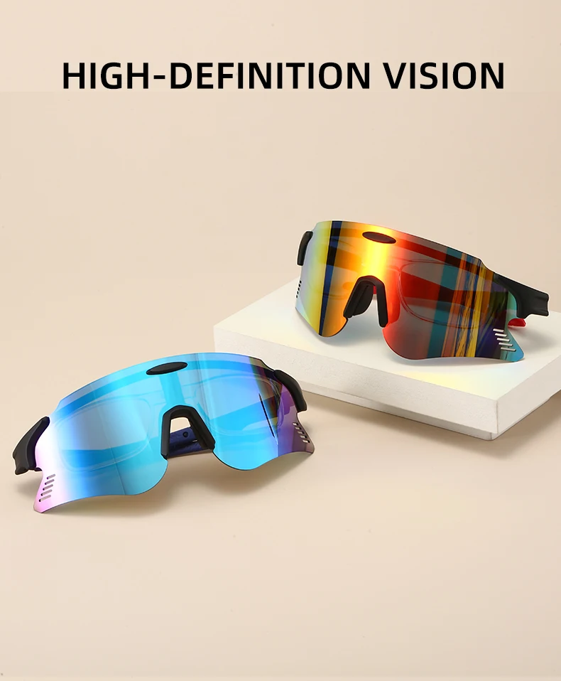 KAMMPT Übergroße Sportbrille für Herren, 2025, neuer Spiegel, Outdoor, Anti-UV-Radfahren, Sonnenbrille, Damen, trendige, winddichte Schutzbrille – Detail 8