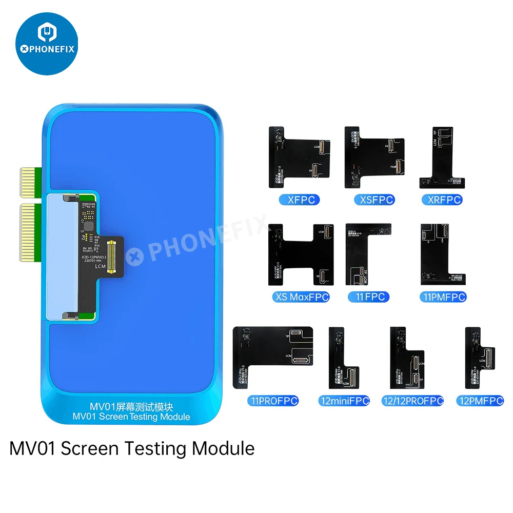 Modulo di Test dello schermo JC JCID V1S Pro MV01 per iPhone X 11 12 13 14 15 Pro Max Plus Test completo dello schermo del Display Samgsung