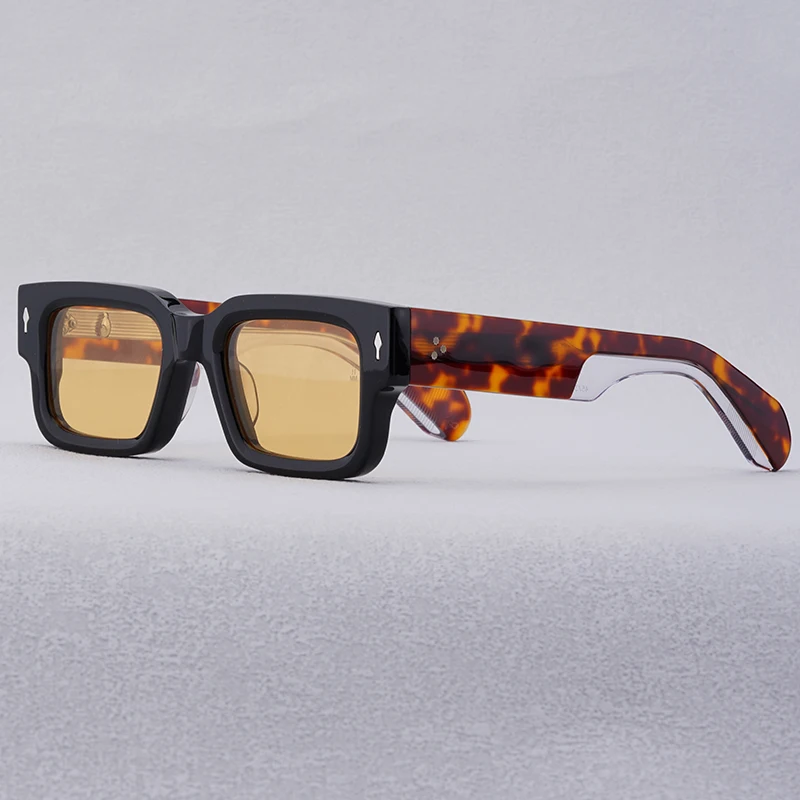 

Fashion JMM ASCARI Square Sunglasses Men High Quality Acetate Handmade Brand Designer Eyeglasses Trendy Women Sun Glasses