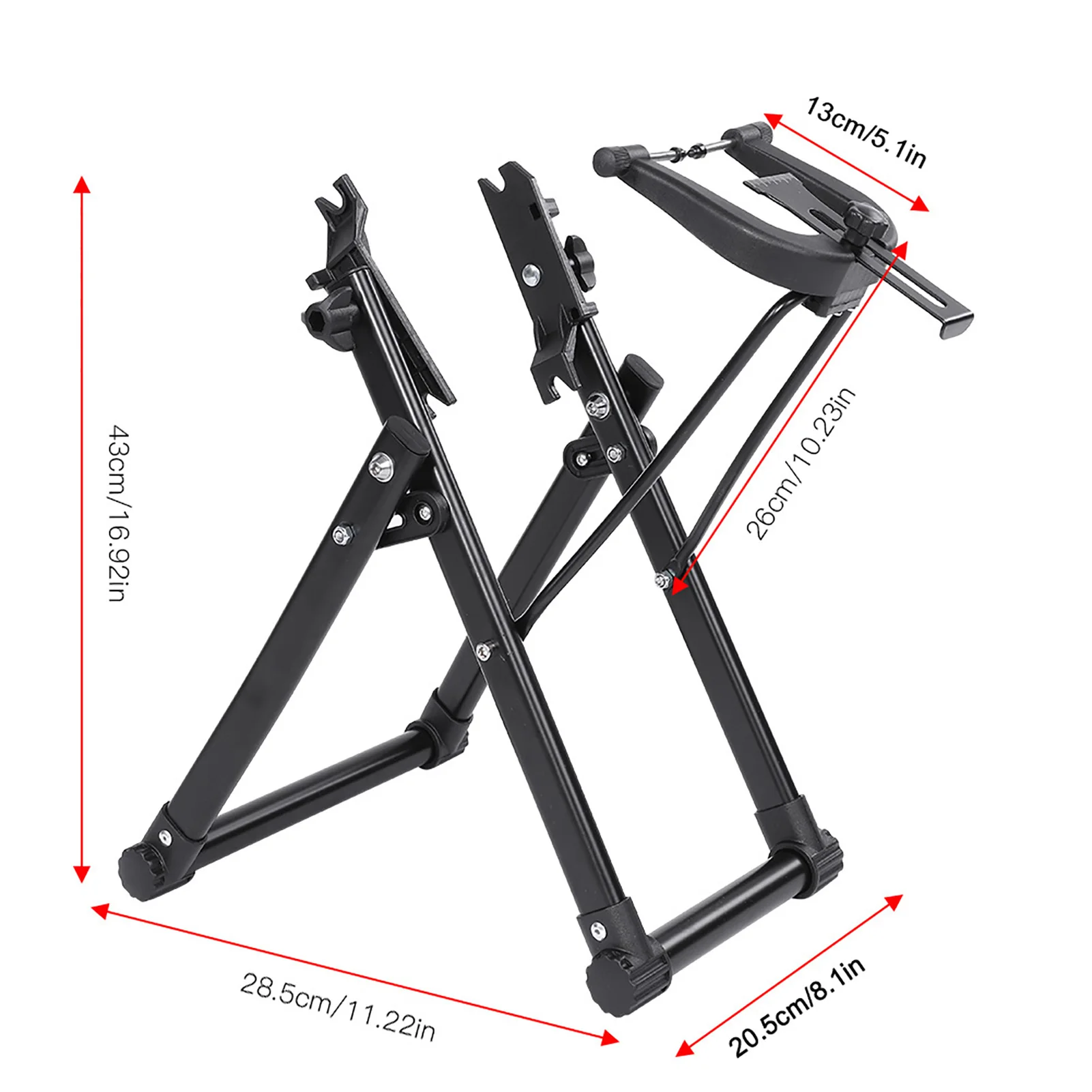 Fahrrad Rad Abrichten Ständer Fahrrad Rad Wartung Aluminium Legierung Fahrrad Rad Abrichten Ständer Wartung Radfahren Zubehör Teile – Detail 7