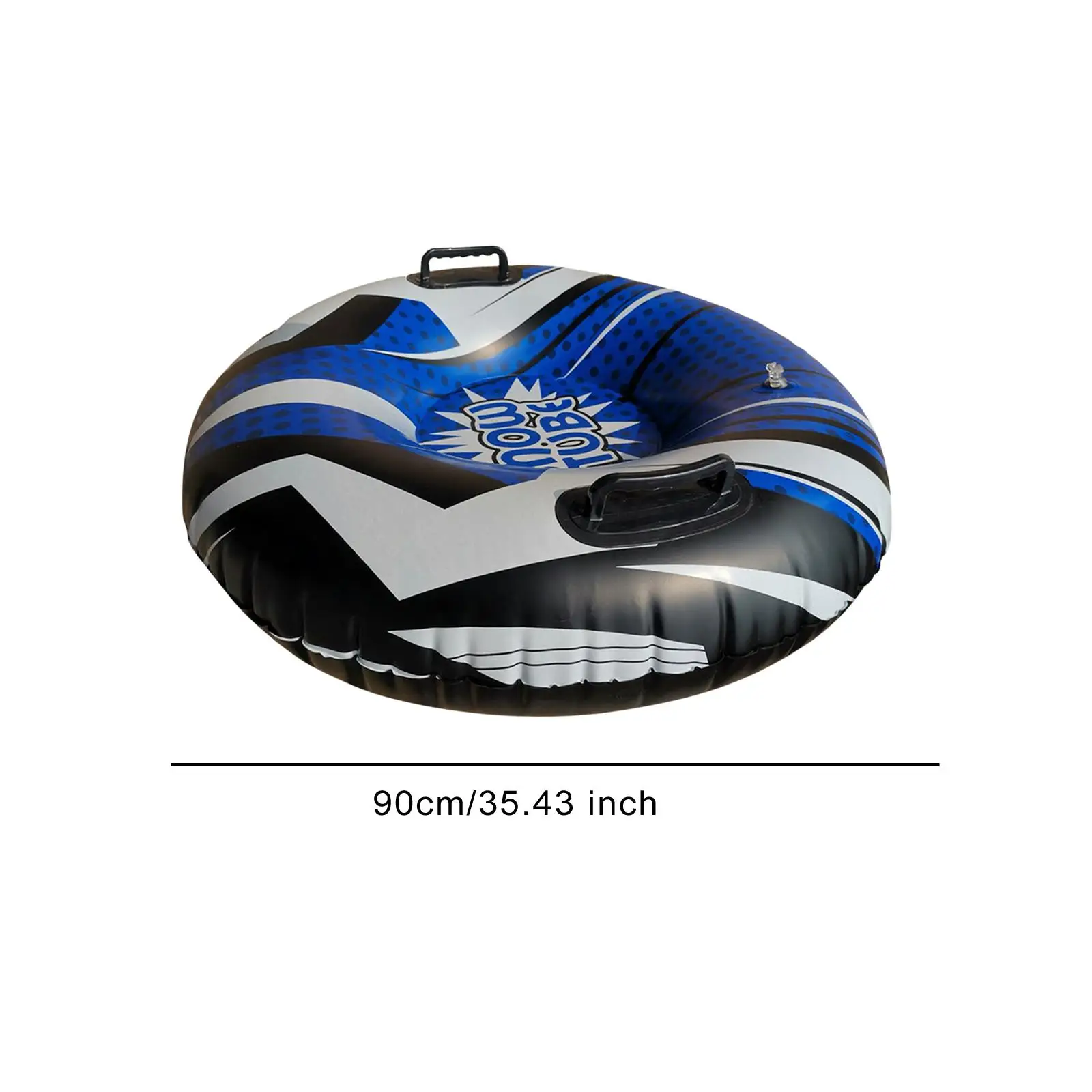 Inflatable Snow Tube Heavy Duty 90 cm Accessories Gift Winter Snow Tube for