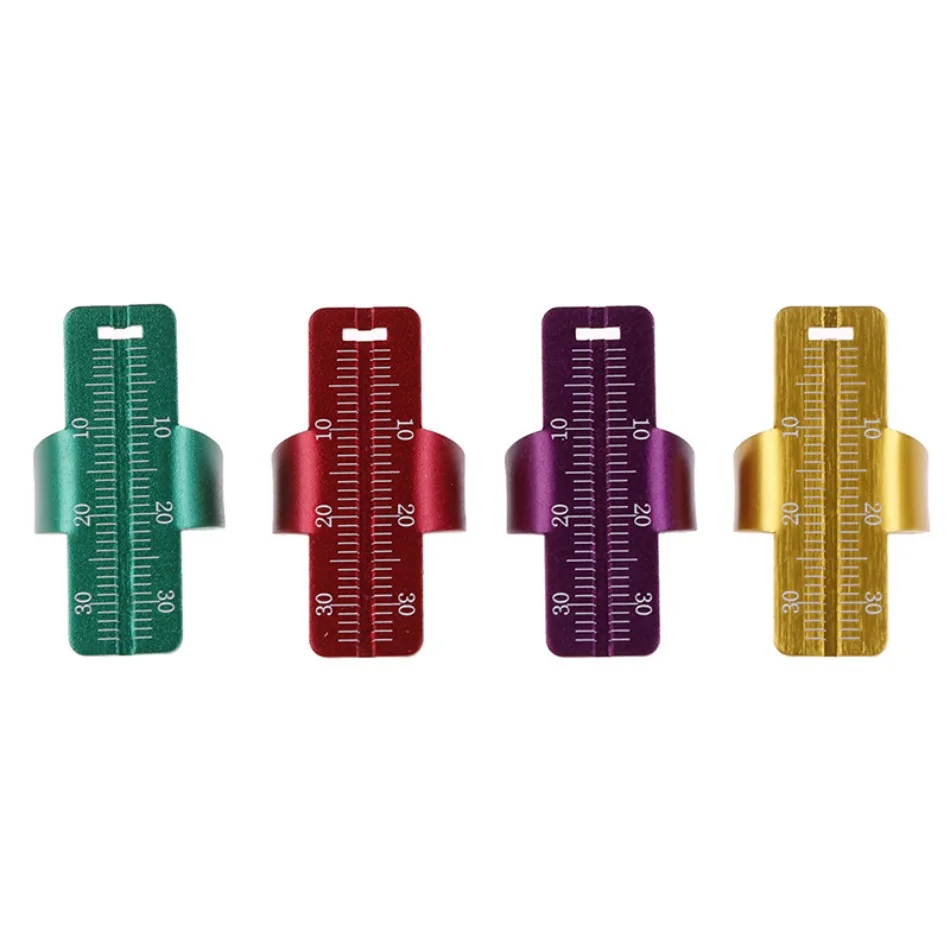 1pcbunteAluminiumDentalEndoLinealeSpannweitemessenSkalaendodon