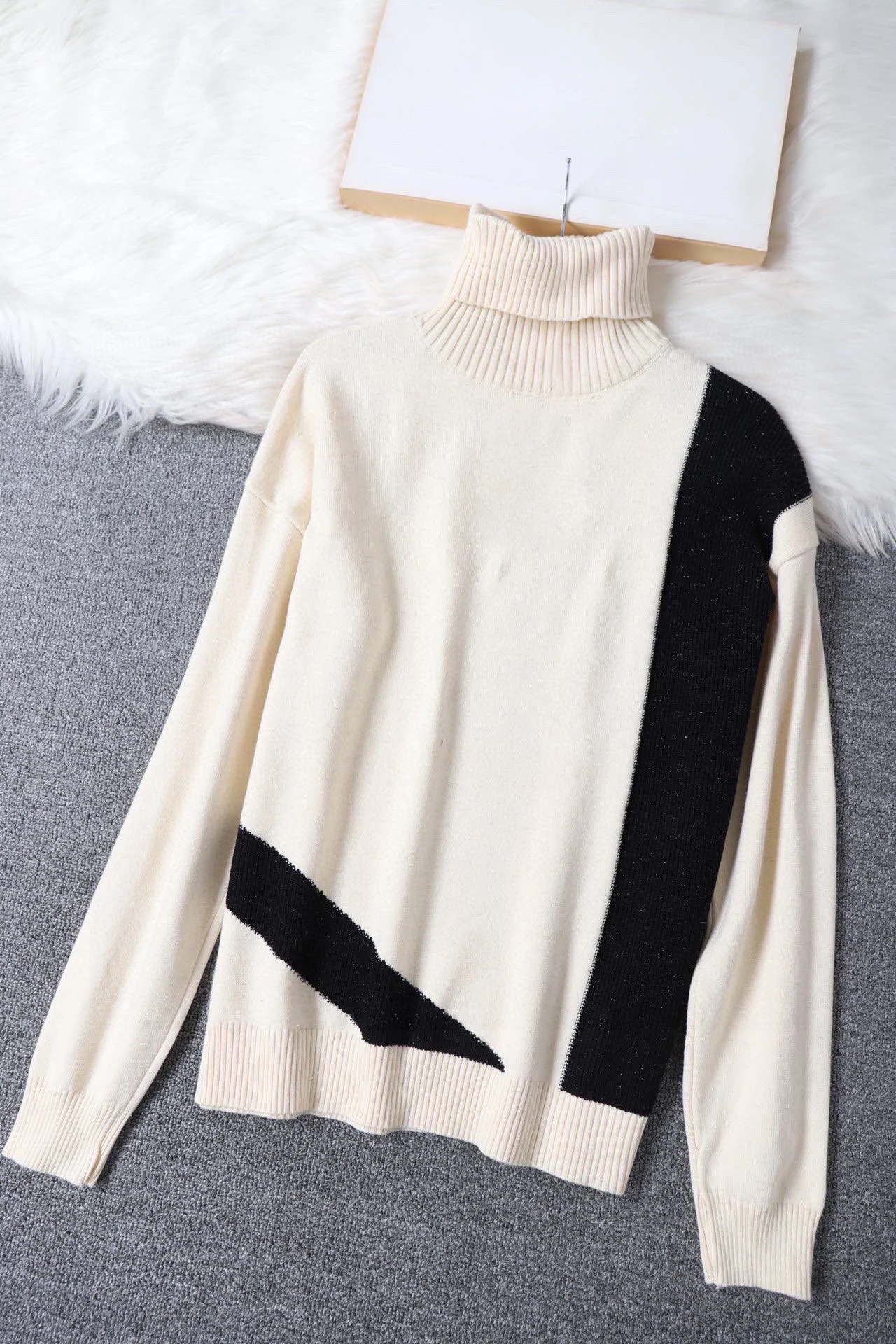 

20230213 2023 spring women's new Wool Sweater Loose Comfortable Fashion Temperament