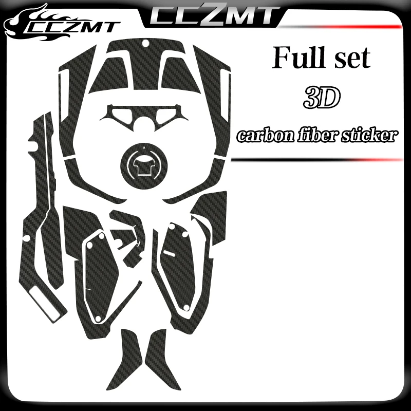 CFMOTO XO PAPIO  ǰ ƼĿ, 3D ź  ȣ ƼĿ,  ƼĿ, Į ׼