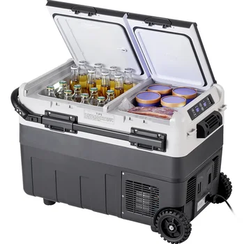 SucceBuy 40/50/58L Portable Car Refrigerator 12VoltCar Refrigerator Fridge Dual Zone Portable Freezer Compressor Cooler for Home 1