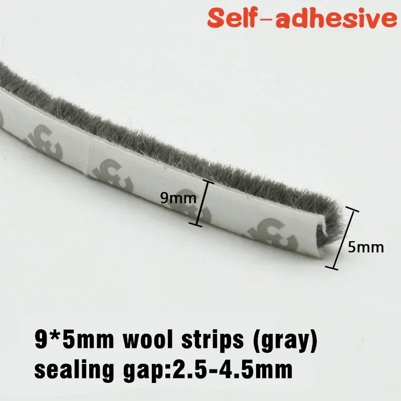Aluminum Alloy Soundproof Sealing Brush Strip