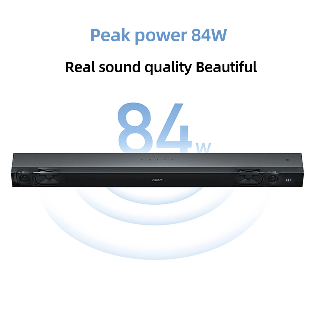 New Xiaomi Mijia TV Audio 2.0Bar audio Soundbar 84W NFC quick pairingGood TV companion Convenient display Game Movie Music mode