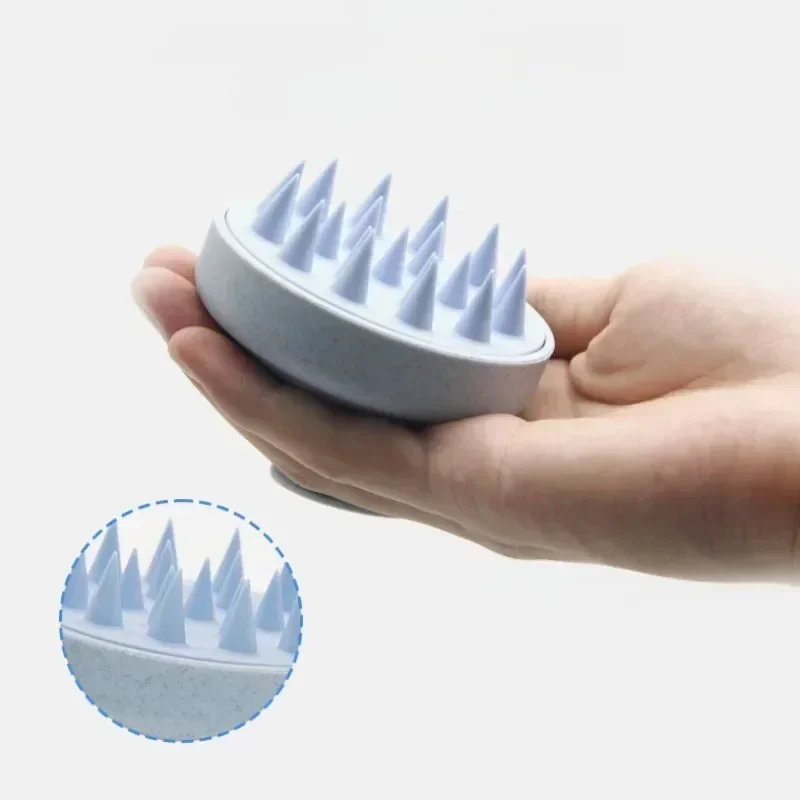 Brosse à shampooing en silicone, peigne de massage du cuir chevelu, lavage des cheveux, brosse Linge, bain, douche, salon, outil de coiffure