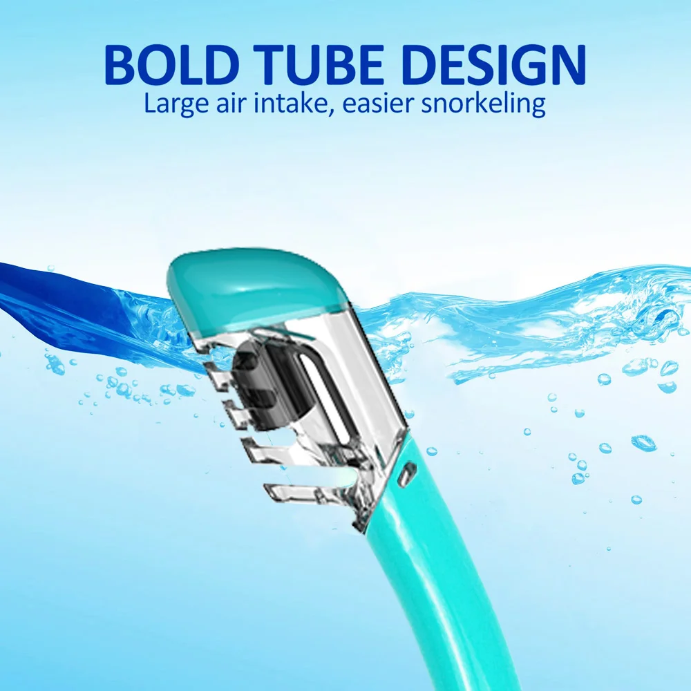 Full Dry Snorkel Easy Breath for Scuba Diving Freediving Swimming Diving Snorkel Swimmers Snorkel Swimming Snorkel