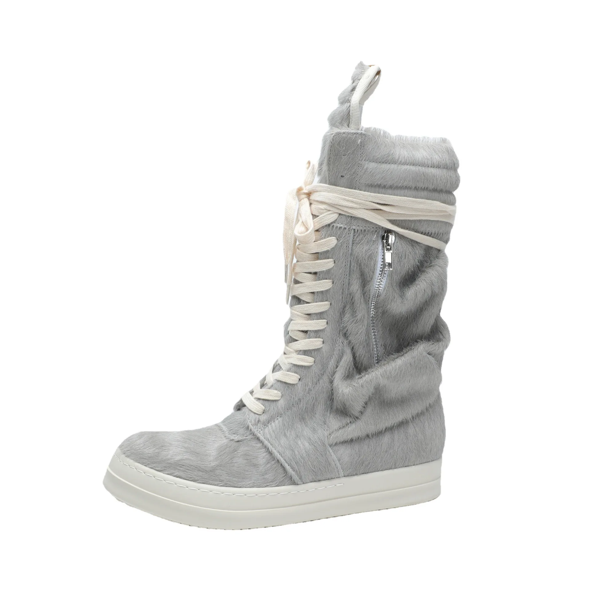 

Rick New High Quality Trend Brand Leather Horsehair Top Board Shoes Fashion Street Wallet Platform Boots Women Sneakers