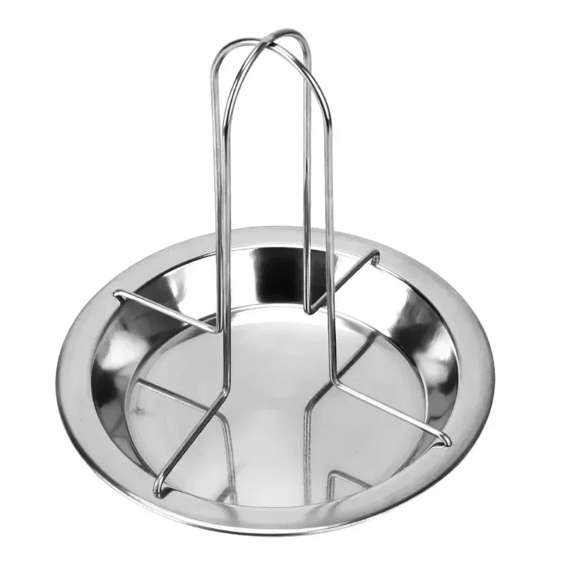 Roasting Grill Stand Chicken Roaster Rack Kitchen Outdoor BBQ Tools Carbon Steel Non-stick Grilled Chicken Plate Kitchen Gadgets