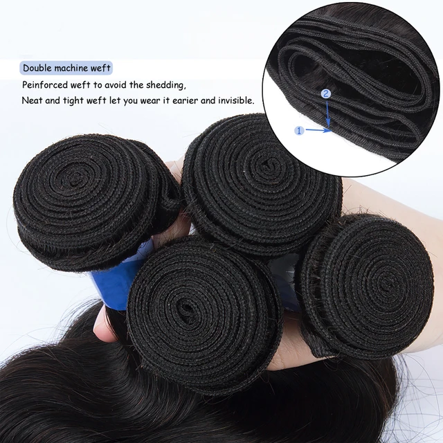 FDX 바디 웨이브 번들: 볼륨과 웨이브를 더한 화려한 헤어스타일을 즐기세요.