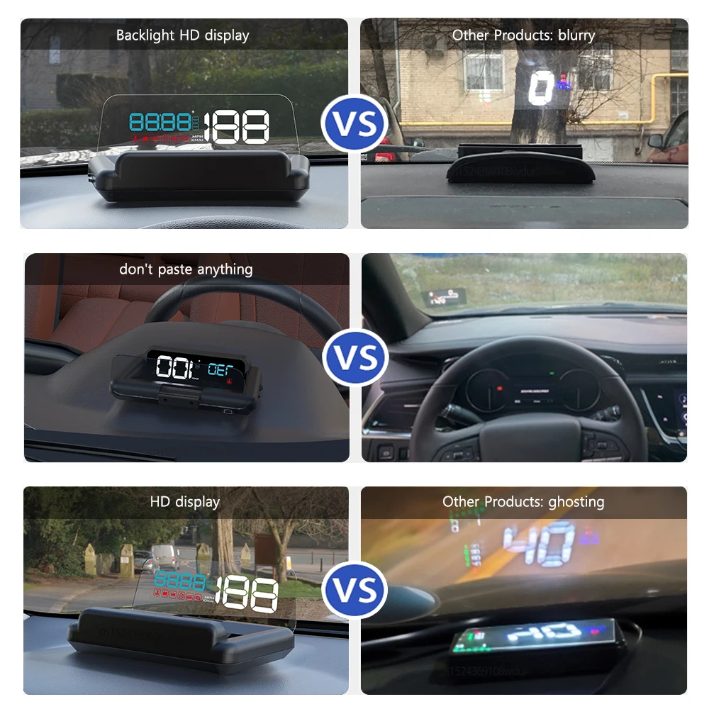 ② OBD2 Affichage tête voiture head up display Universel — Accessoires de  voiture — 2ememain