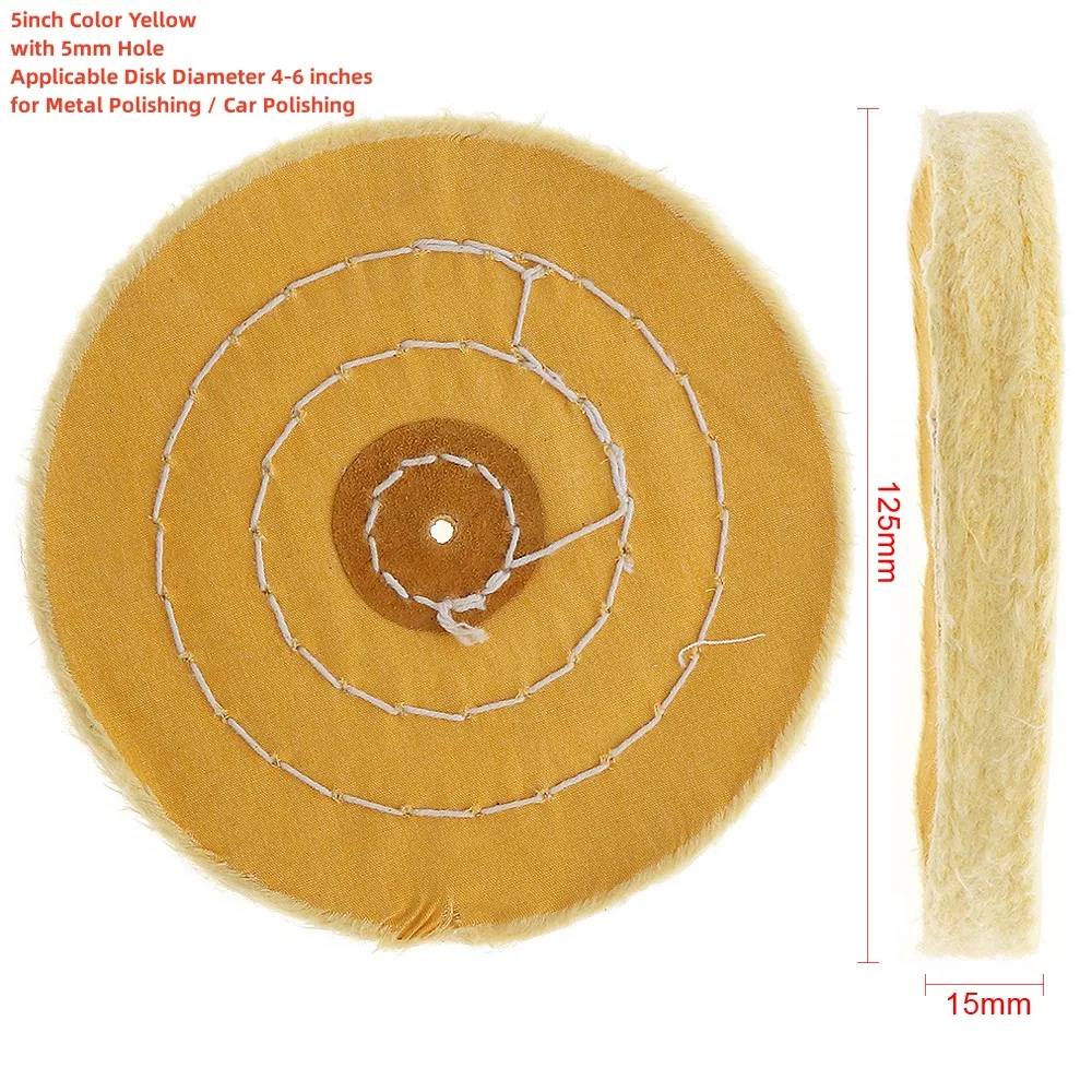 Tampon De Polissage, 4 Pièces Coton Polissage Tampon De Polissage Roue