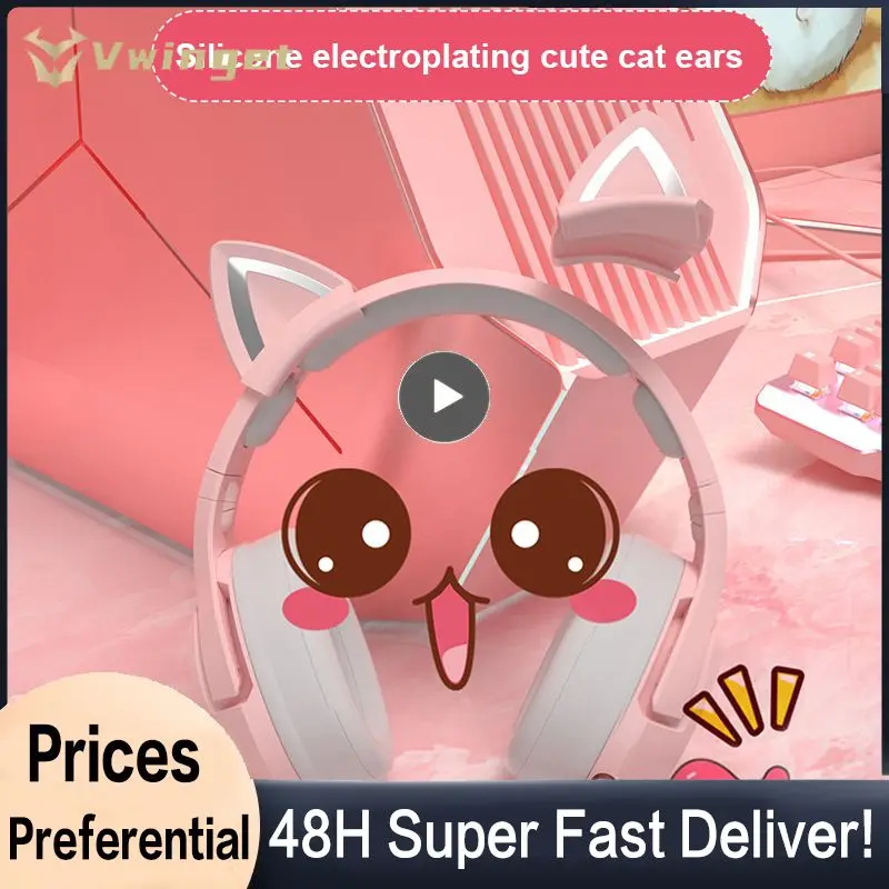 

K9 Gradient Gaming Headphones with Dynamic RGB Light Microphone Headset Gamer Computer Earphones for PC Gaming