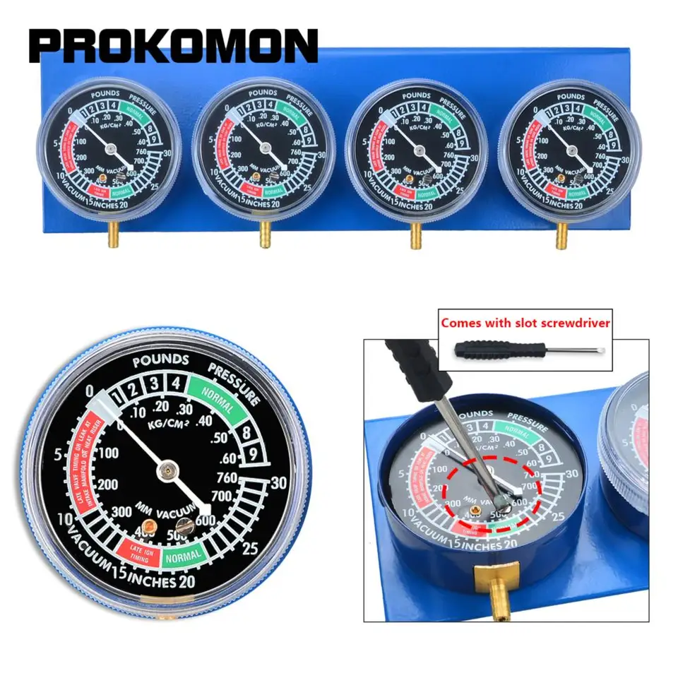 Motorcycle Carb Sync Tool Fuel Vacuum Carburetor Synchronizer Carb Sync Gauge GS CB Fit For Yamaha Honda E Carbtune Pro - Foto 3