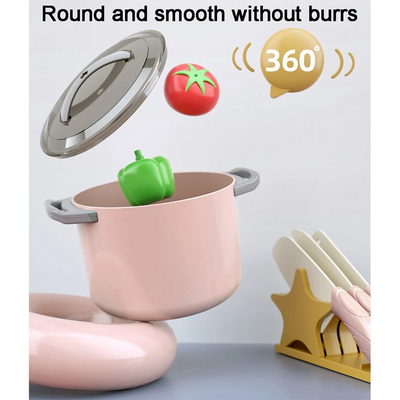 T84C-DIY Pretend Play Simulation Pretend Play House Cut Vegetable Cooking Game Set Child Enlightenment Fun Toy