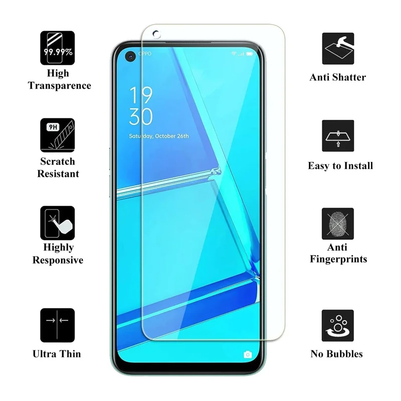 Premium Tempered Glass Screen Protector Set - 3 Pack, Universal Fit