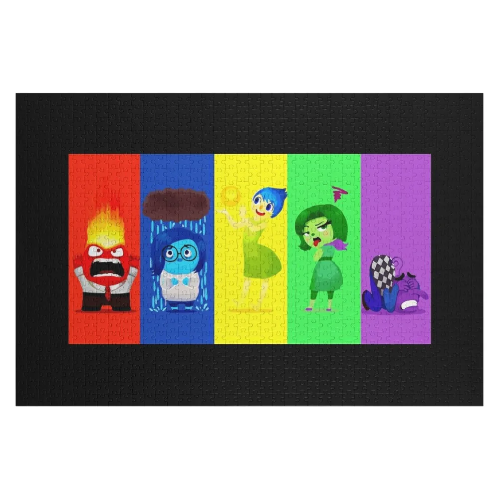 

Inside Out watercolor Jigsaw Puzzle Woods For Adults Personalized Photo Gift Puzzle