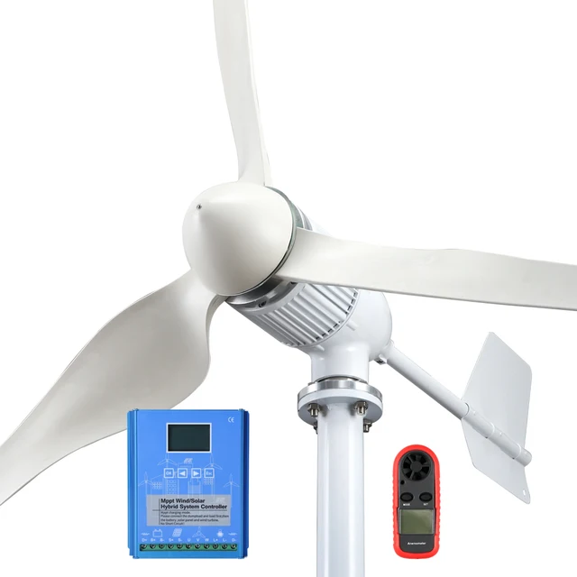Picture of Turbine Generator Household Wind Power 5kw 3 Blades 24V 48V Free Energy ...