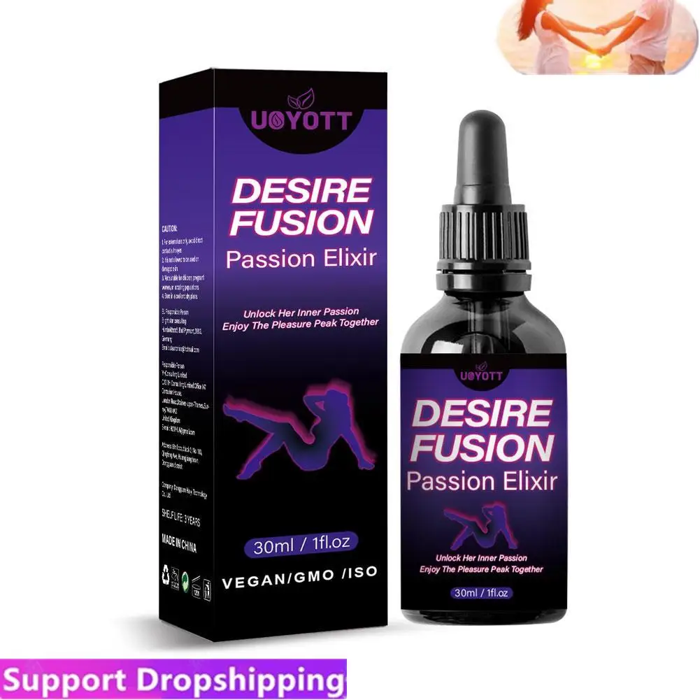 

Desire Fusion Passion Elxir Libido Booster For Women Enhance Self-Confidence Increase Attractiveness Ignite The Love Spark