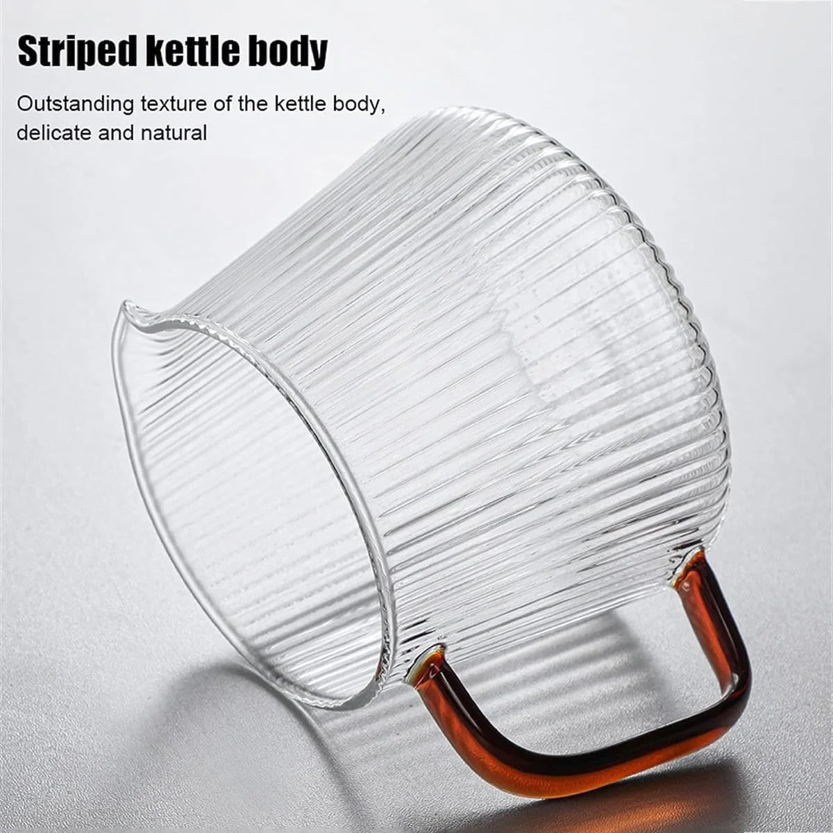 كوب قهوة زجاج مقاوم للحرارة 400 مل