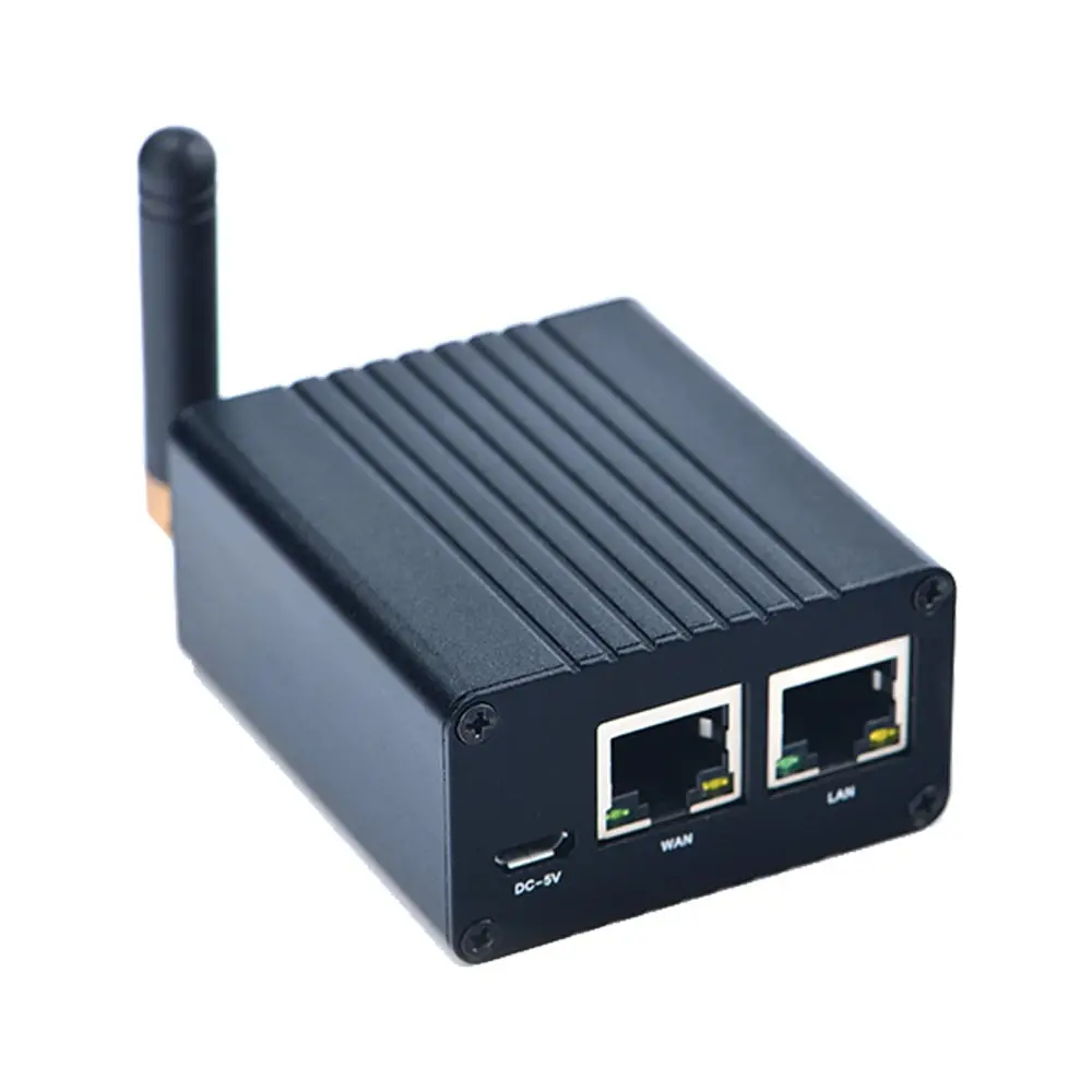 Nanopi R1 Allwinner H3 512MB/1GB 듀얼 이더넷 포트, 와이파이 및 블루투스, 온보드 eMMC, USB 및 시리얼 포트 포함
