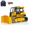 1/14 RC Hydraulic Metal Dozer Aoue 850K LESU Painted Assembled Bulldozer Construction Truck Model Light Outdoors Toy TH22776 1