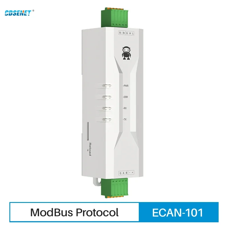 CAN To Serial Protocol RS485 CANBUS Converter CDSENT ECAN-101 Modbus Interface Frame Formats AT Command Baud Rate