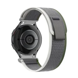 Sport Nylon Band - 22mm Trail Loop Strap Replacement Watchband Bracelet - APACHE - 46 (Green Grey)