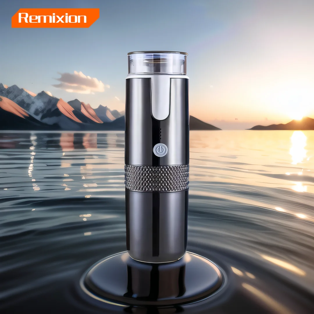 Wireless portable coffee machine household small rechargeable handheld espresso outdoor capsule coffee powder machine