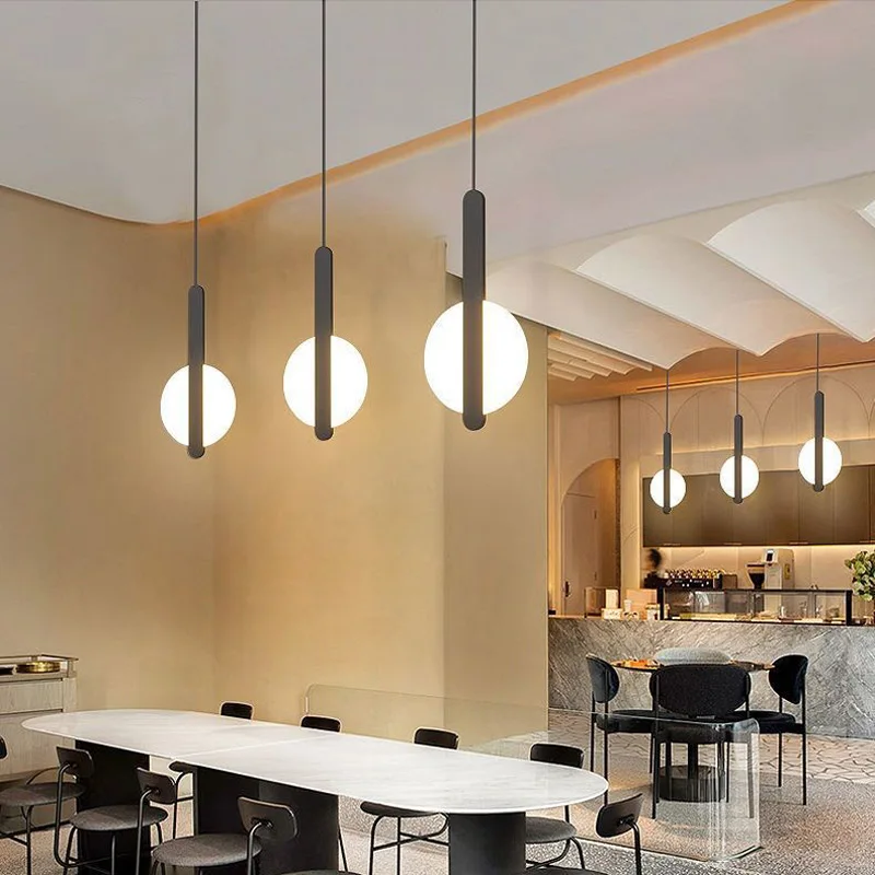 Скандинавский светодиодный подвесной светильник, современный простой художественный декор, люстры для ресторана, спальни, гостиной, дизайнерский светильник