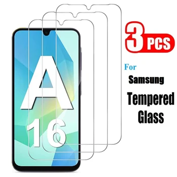 Pellicola salvaschermo da 3 pezzi per Samsung Galaxy A16 4G 5G in vetro temperato