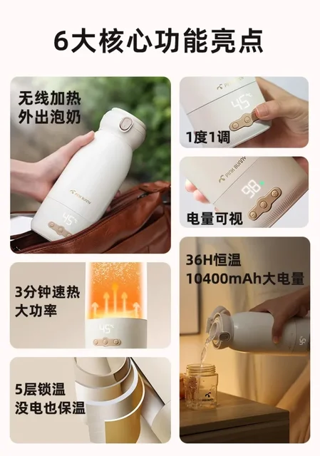 Hervidor eléctrico portátil inalámbrico USB/110V/220V de