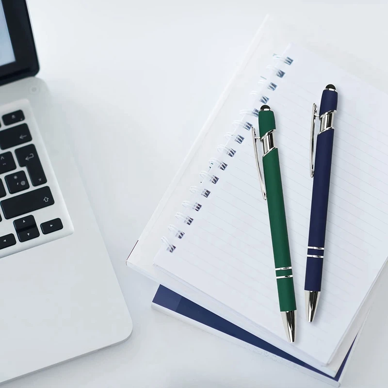 볼펜 스타일러스 펜, 금속 펜, 귀여운 블랙 잉크 포인트 벌크, 쓰기 펜, 사무실 학교 용품, 18 개