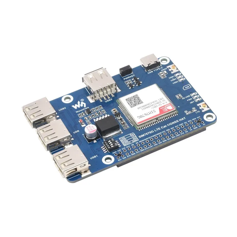 cat-1-gnss-hat-for-raspberry-pi-based-on-sim7670g-module-global-multi-band-lte-4g-cat-1-support-gnss-positioning