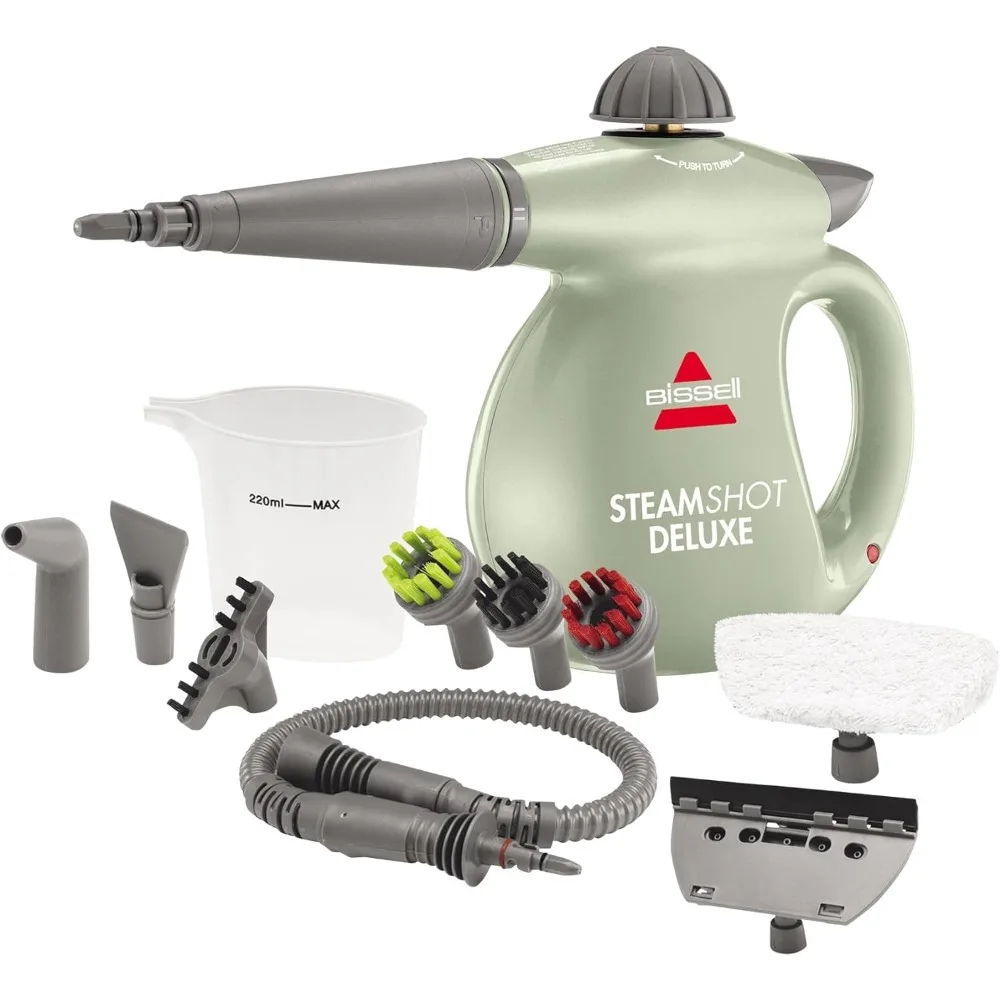 

Deluxe Hard Surface Steam Cleaner with Natural Sanitization, Multi-Surface Tools Included to Remove Dirt, Grime, Grease,and More