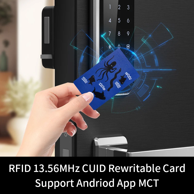 5pcs Cuid Card 13.56Mhz IC Cards Access Control NFC Smart Chip Badge 0 Block Writable CUID Card MF 1K S50 Rewritable