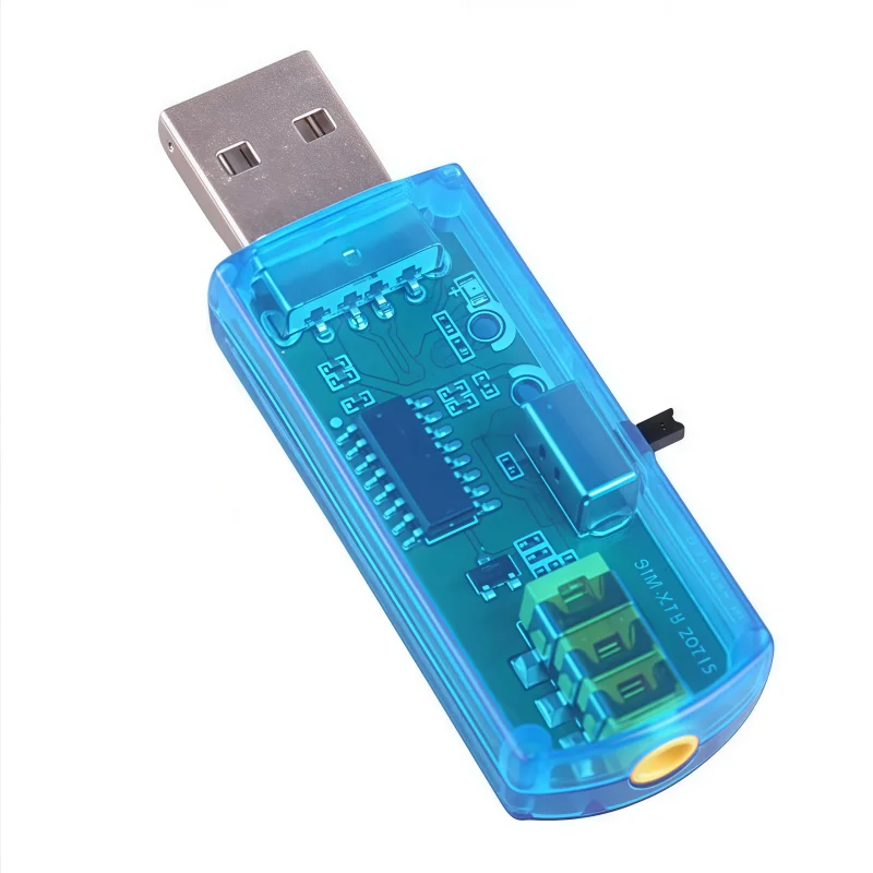 Simulateur de Vol USB 8 en 1 avec Câble Audio pour RC