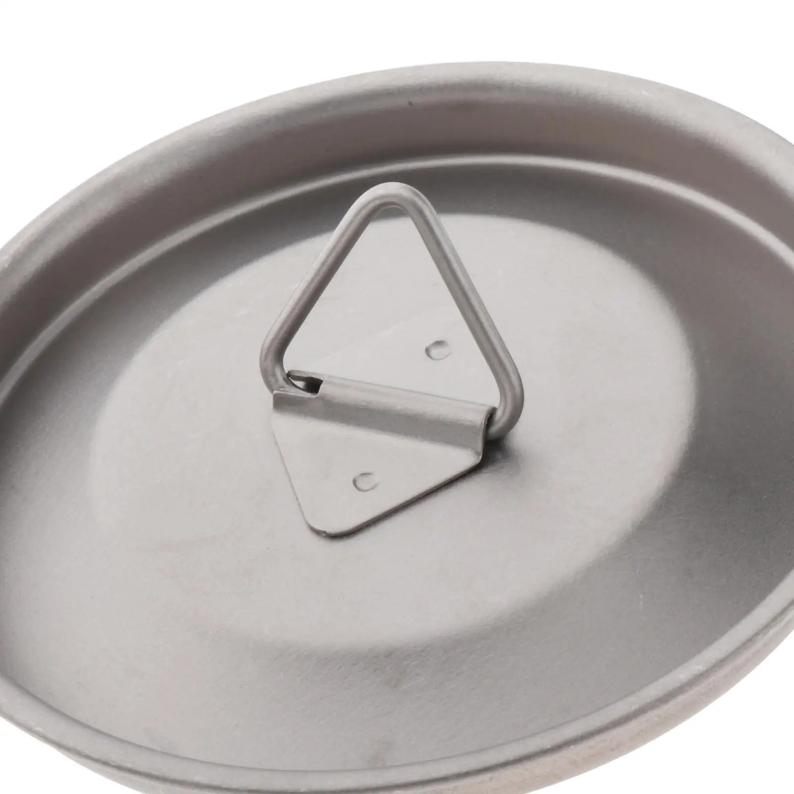 Ultralight Titanium Alloy Mug Lid Camping Water Cup Cover Foldable Handle 6