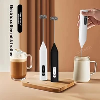 Handheld milk frother, electric egg beater, portable coffee machine, 3-speed adjustable USB blender, kitchen food mixer