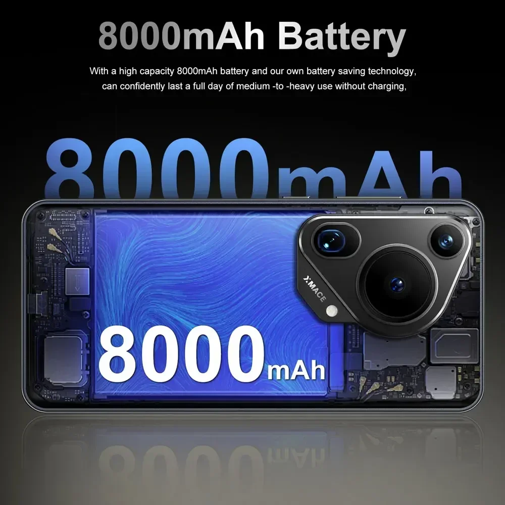 Smart Phone P70 Ultra 7.3inch Original Global Version Android14 Snapdragon 8 gen 3 5G Dual Sim Cellphones