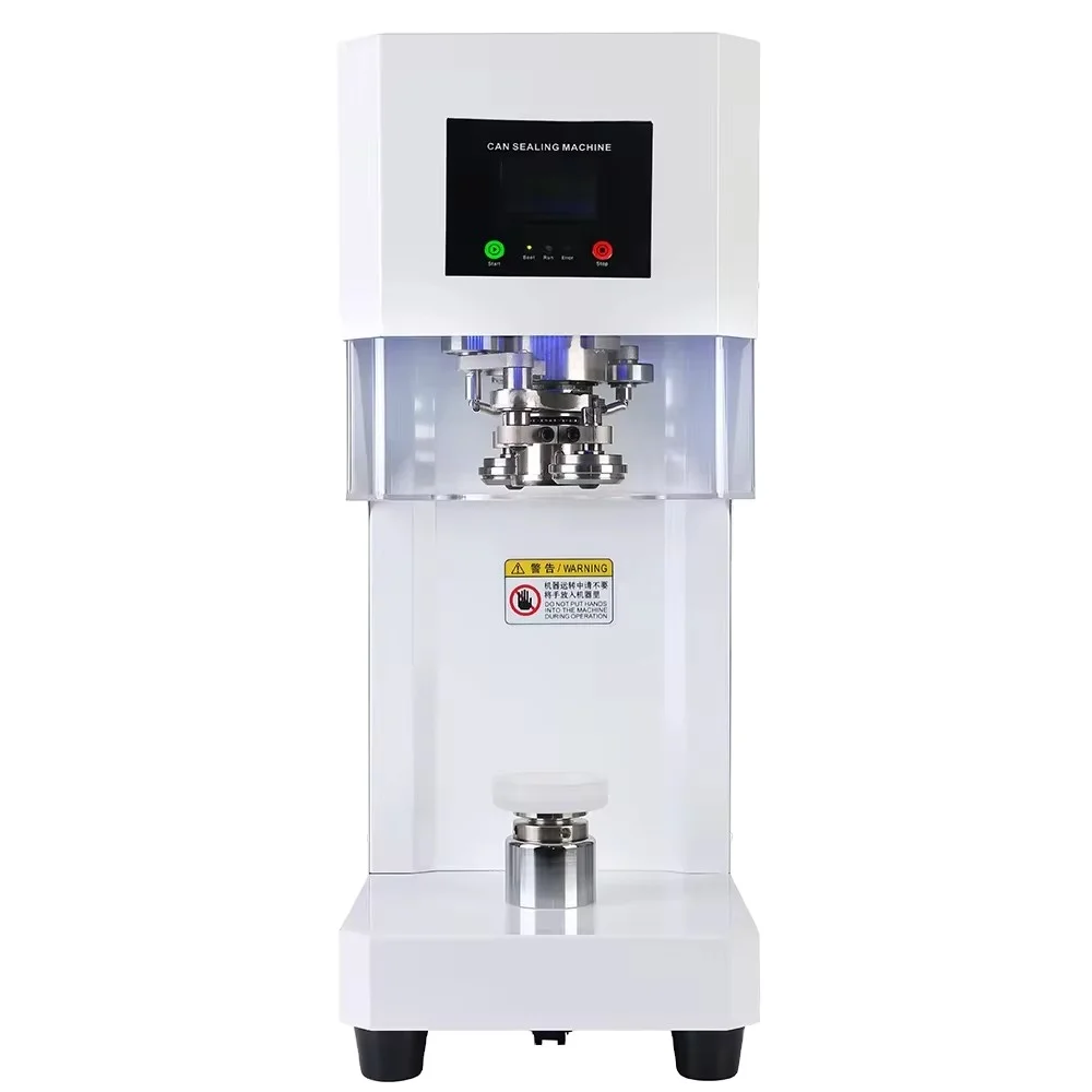 

Automatic Non-rotating Easy Open Lid Can Sealer Soda Tin Beverage Can Seamer Sealing Machine PET Bottle Sealing Machine